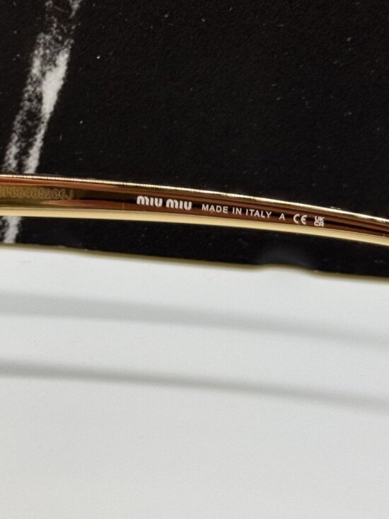 New Miu Miu MUA56S  5AK90L Gold Brown Women Sunglasses MUA 56S main image 10